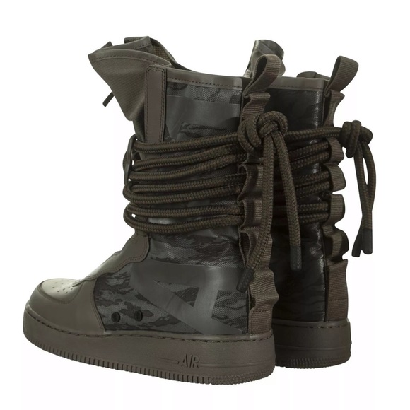 NEW Nike SF AF1 HI “Ridgerock” Camo Sneaker Boots - Picture 6 of 8